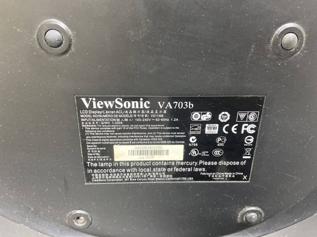 Viewsonic va703