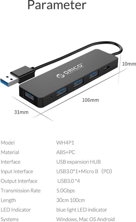 Orico USB3.0*4