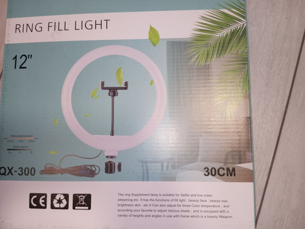 Кільцева світлодіодна Led Лампа 30см