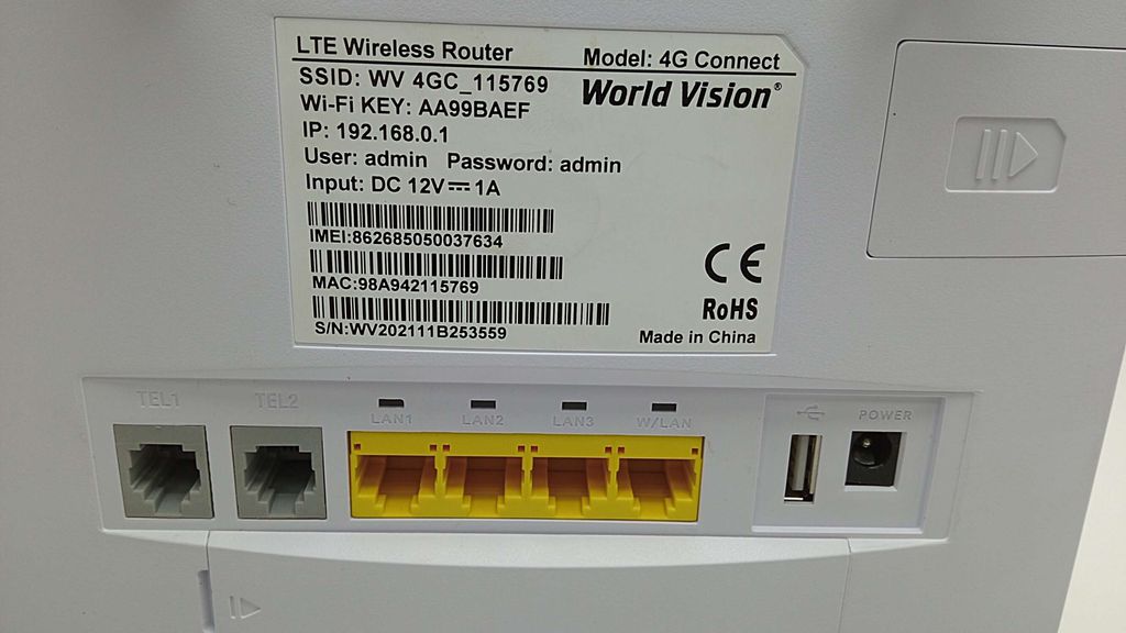World Vision 4G CONNECT