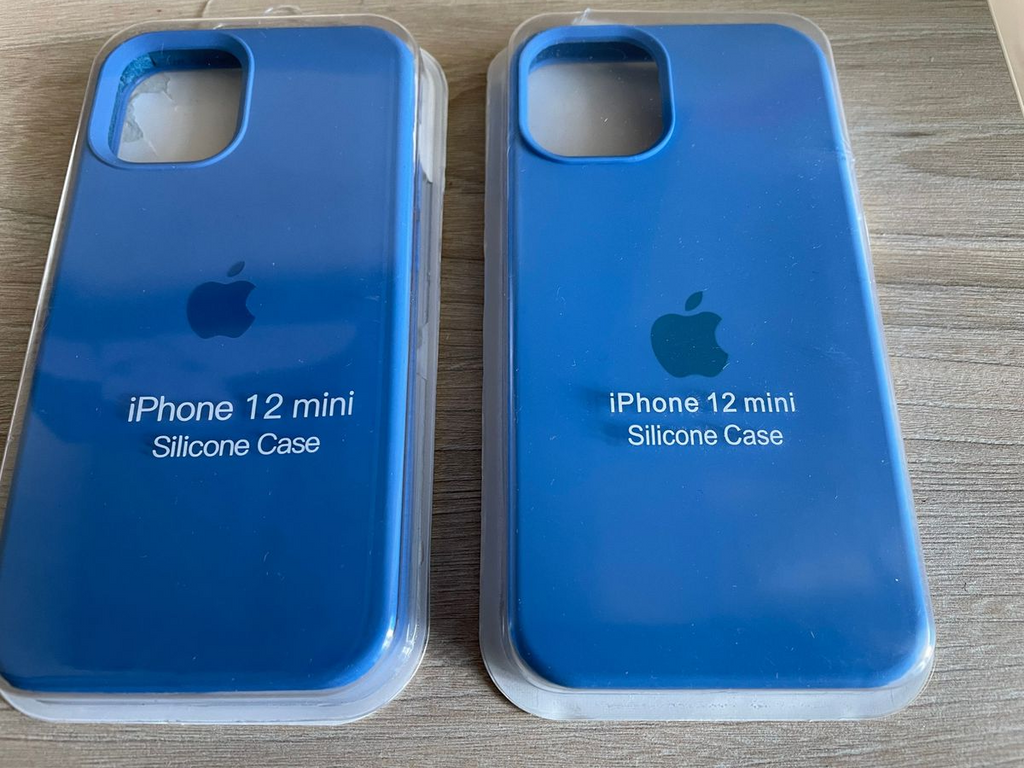 Epik iPhone 12 Mini Silicone Case Full Protective AA Blue