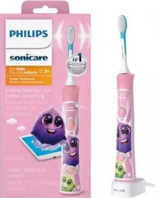 Электрическая детская зубная щетка PHILIPS Sonicare For Kids HX6350 с Bluetooth