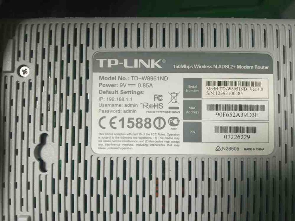TP-LINK TD-W8951ND