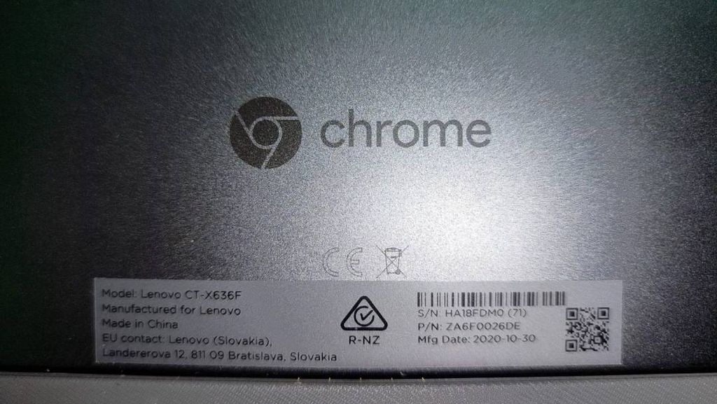 Lenovo IdeaPad Duet Chromebook Ice Blue (ZA6F0015FR)