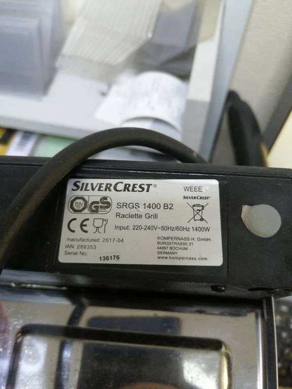Silver Crest SRGS 1400 B2