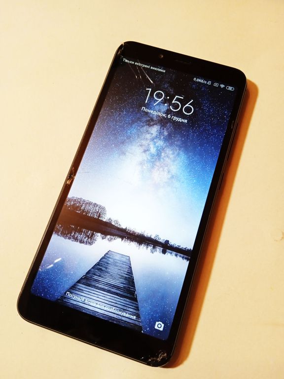 Смартфон Xiaomi Redmi 6A 2/16 Black Global version, чохол, карта