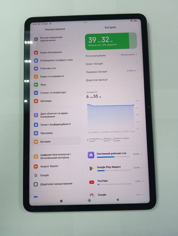 Xiaomi pad 6 6/128gb gravity