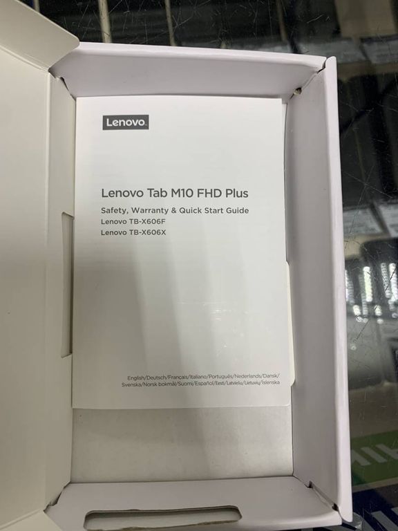 Lenovo m10+ 4/64 fhd w tb-x606f