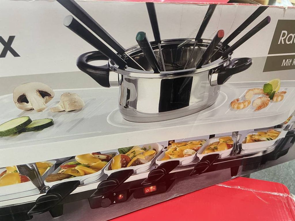 Gourmetmaxx raclette and fondue set