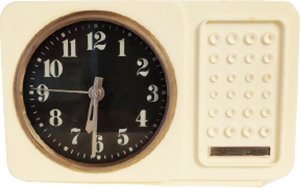 Ретро годинник будильник Наірі, мелодія колискова, СРСР