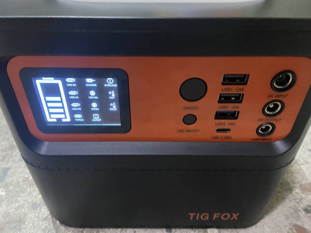 Tig fox T500 540Wh